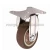 Import Low profile office chair caster wheels swivel top plate brake casters on TPR wheels for furniture from China