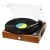 Import LP vinyl record player BT speakers gramophone record player with cassette from China