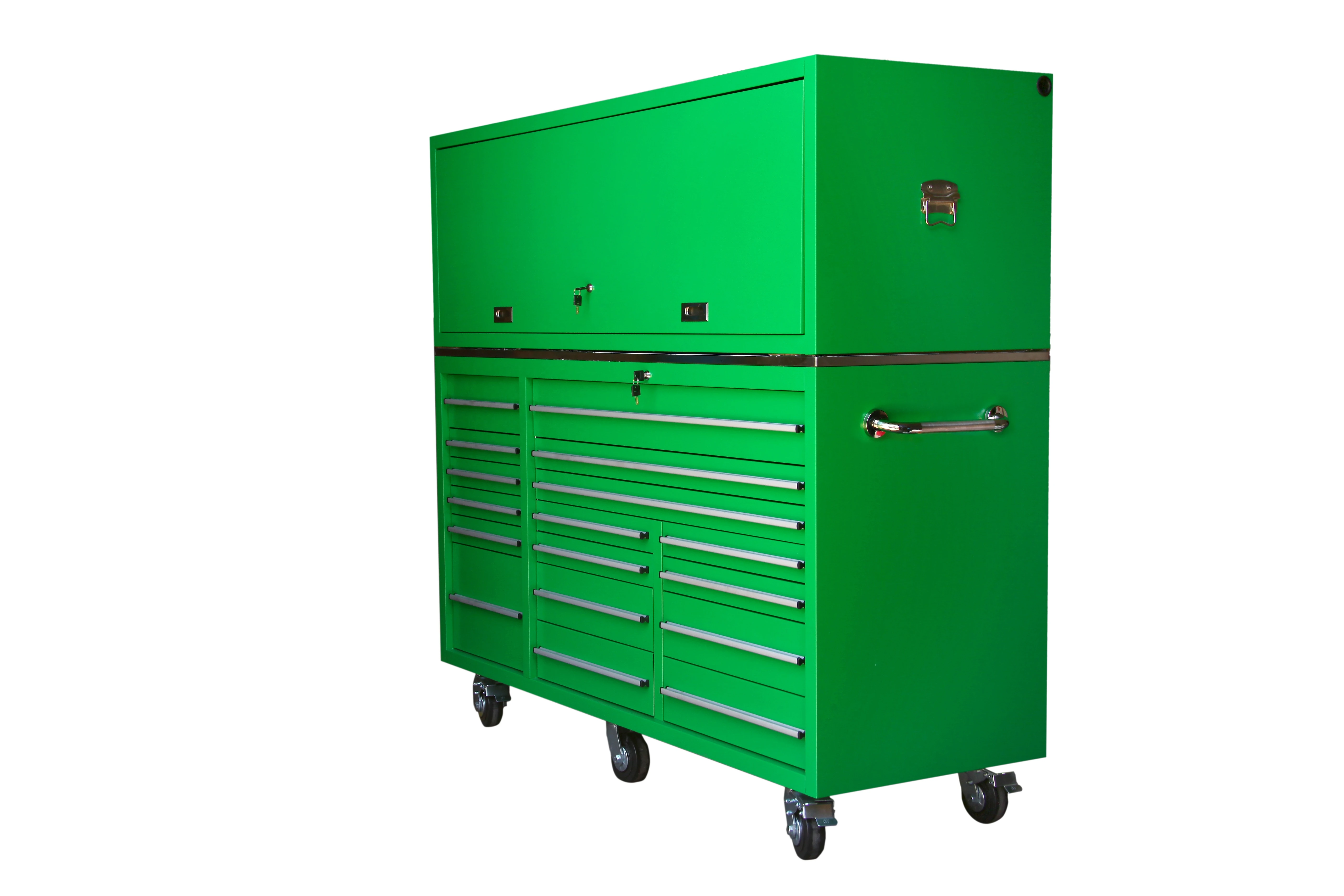 LS-72-G  tool chest with hutch professional heavy duty tool cabinet tool box trolley workshop