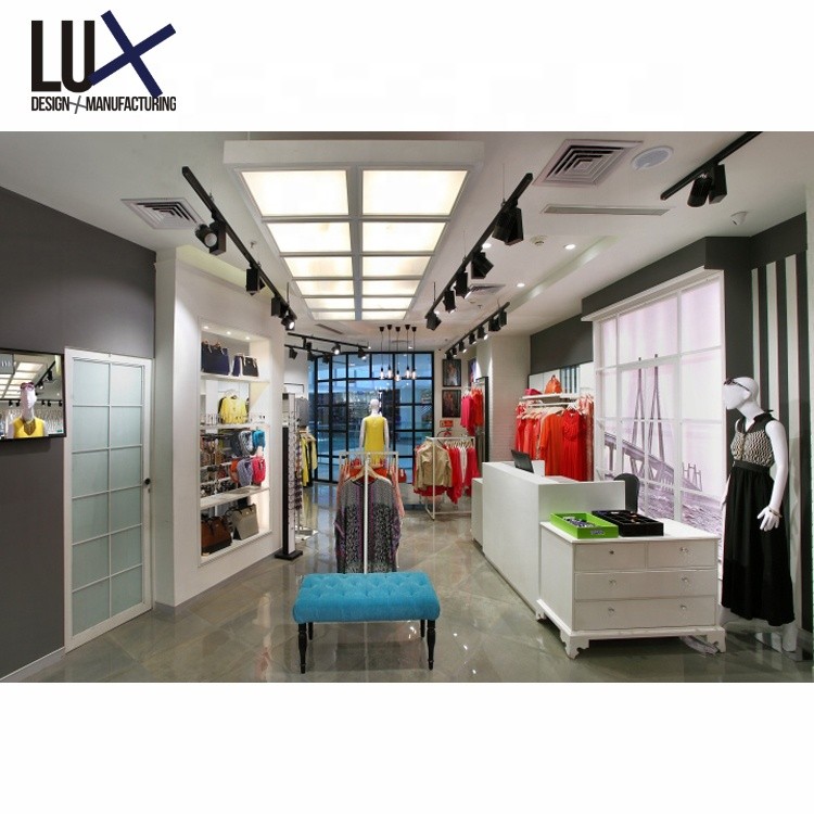 LUX Design 3D Rendering garment store furniture design,clothing shop For Shop Display