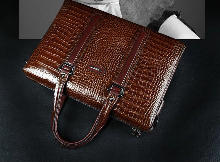 luxury korean designer handbag computer bags hard business briefcase laptop bag men genuine leather briefcase