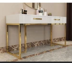 Luxury office desk / painted computer desk/post modern minimalist small apartment desk