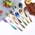 Import Luxury steel stainless dinner spoon fork knife cutlery set stainless steel 5 pcs flatware set from China