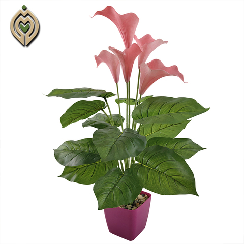 Made in china decorations artificial anthurium plant bonsai