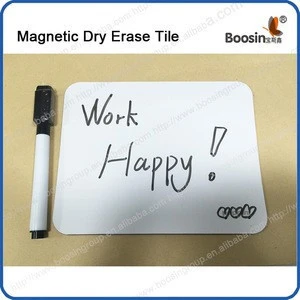 Magnet writing board and magnet dry erase tile