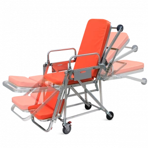 manual aluminum ambulance stretcher patient transport emergency stretcher bed / Portable Ambulance Trolley Stretcher Chair