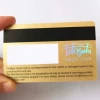 Manufacture plastic gold business card with CR 80 size credit card like