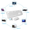 Manufacturer custom wholesale best selling Compact Full Size  2.4G Wireless Keyboard Mouse Combo for Windows, Computer, Desktop