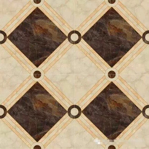 Manufacturer Natural Stone Waterjet Marble Medallion Pattern For Home Decoration