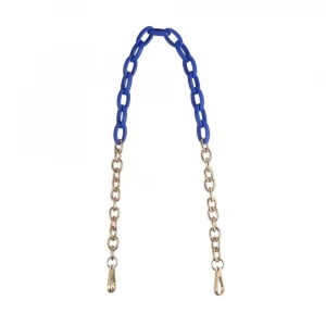 Manufacturers direct quality acrylic bag chain plastic connecting accessories color length can be customized