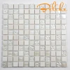 Marble Glass Mosaic Tiles Blend Featured Mosaic Wall Tiles Backsplash Kitchen Wall Subtle IridescentPenthouse Design Art