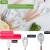 Import Marble White Silicone cooking Kitchen Utensil Set With Wooden Handle holder Accessories Spatula Turner Ladle cookware from China