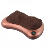 Massage neck pillow with thermal roller electric shiatsu massage pillow car