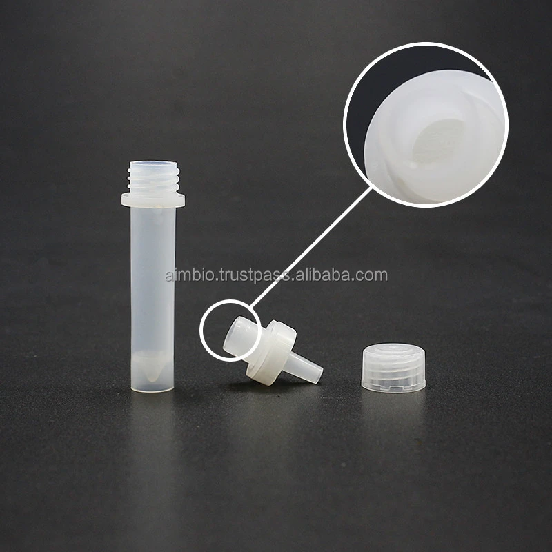 Medical Laboratory Disposable Collect Specimen Semi - Transparent Plastic LDPE Extraction 4 Parts Bottle