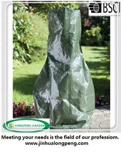 Medium Chimenea Cover,Green New Tough Woven Polyethylene