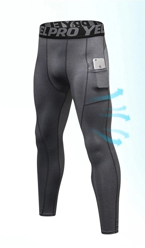 Men Sweating Quick-dry Trousers Sports Fitting Training Pants