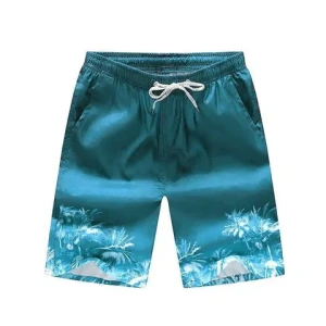 Mens beach pants quick-drying loose large size swimming trunks swimming shorts