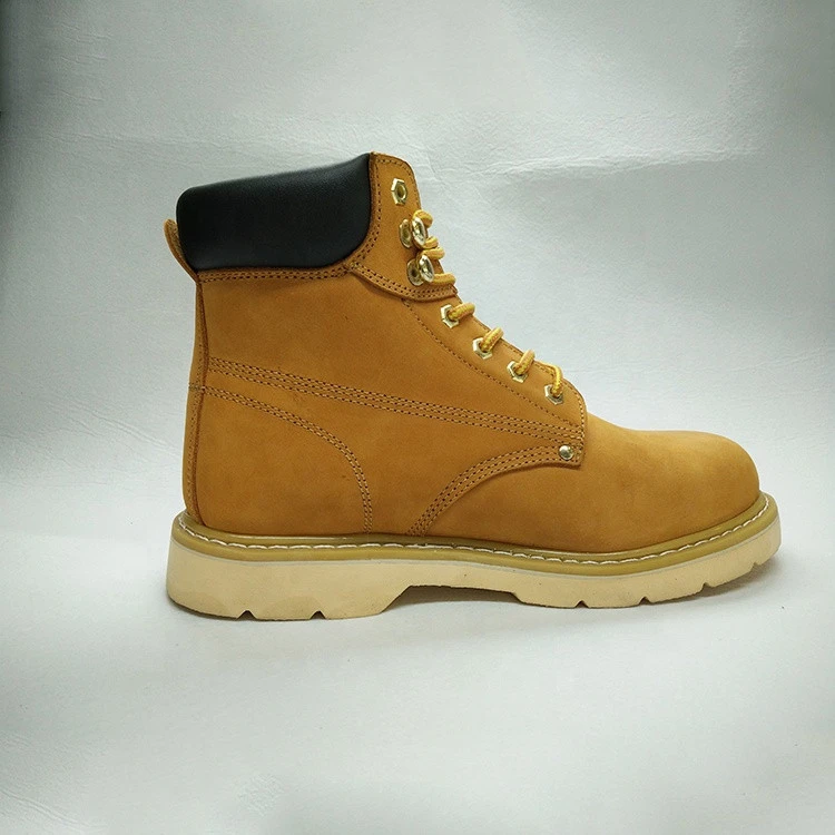 Mens fashion safety boots goodyear welted construction cheapest safety shoes