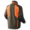 Mens waterproof hunting jacket breathable seam taped fabric for hunter outdoor hiking clothing
