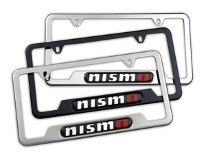 Metal blank license plate frames
