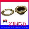 Metal Garment Eyelets for Jeans, Bags and Shoes, Measures 7 to 22mm, Made of Antique Brass Color