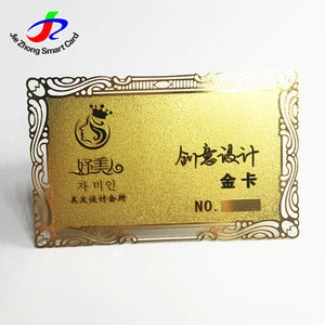 metal stainless steel business card magnetic stripe card printing