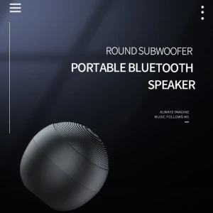 Metal Subwoofer Stereo Speaker Audio Metal Subwoofer Outdoor Mobile Phone Wireless Mini Speaker
