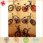 Metal wall mounted bike display bracket hook for bicycle rack