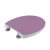 Import Metallic pink glitter coloured one push button urea toilet seat from China