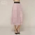 Import Mid-calf Knitted Ruffle Pleated Pink Skirts With Sequined from China