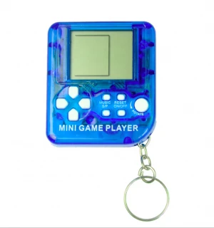 mini 8 bit handheld classic game console player brick keychain toy