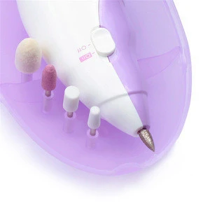 Mini Cute Mouse-shaped Nail Shaping Products Set Electric Rotary Nail Buffer