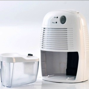 Mini Dehumidifier Moisture Absorber with 500ML Water Tank Portable Air Dehumidifier for Home Kitchen Quiet Air Dryer ETD250