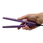 Mini Electronic Ceramic Straightening Plate Flat Iron Hair Straightener Straightening Irons with car chargers