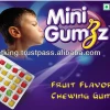 Mini fruit chewing gum