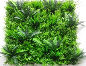 Minzo Building And Garden Decor Green Hedge Wall Artificial Hedge Fence Plastic Panels