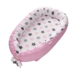 Miracle baby Lounger Breathable & Hypoallergenic Co-Sleeping Baby Bed 100% Cotton Portable Crib for Bedroom/Travel babynest