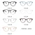 Import Model 28432 Retro Fashion Eye Glasses 2021 TR90 Optical Frame with Anti Blue Light Lenses Round Vintage Wholesale Eyewear from China