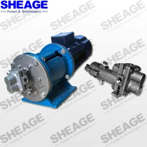 Model SH-S9R SHEAGE Stainless Steel Chemical Processing Sealed & Mag-drive Metering Gear Pumps