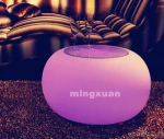Modern color changing rechargeable bright led table and chair set
