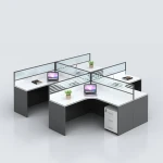 Modern design commercial office furniture, extensible computer desk workstation office