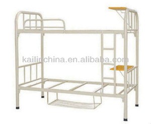 modern design factory direct price customized green material dormitory bed metal understructure school bunk steel bed
