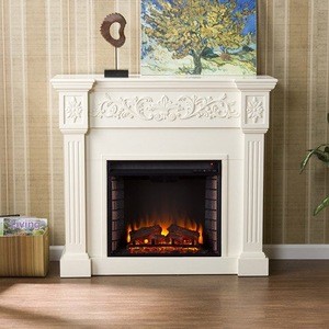 Modern Design Indoor Insert Freestanding Heater Electric Fireplace With Mantel