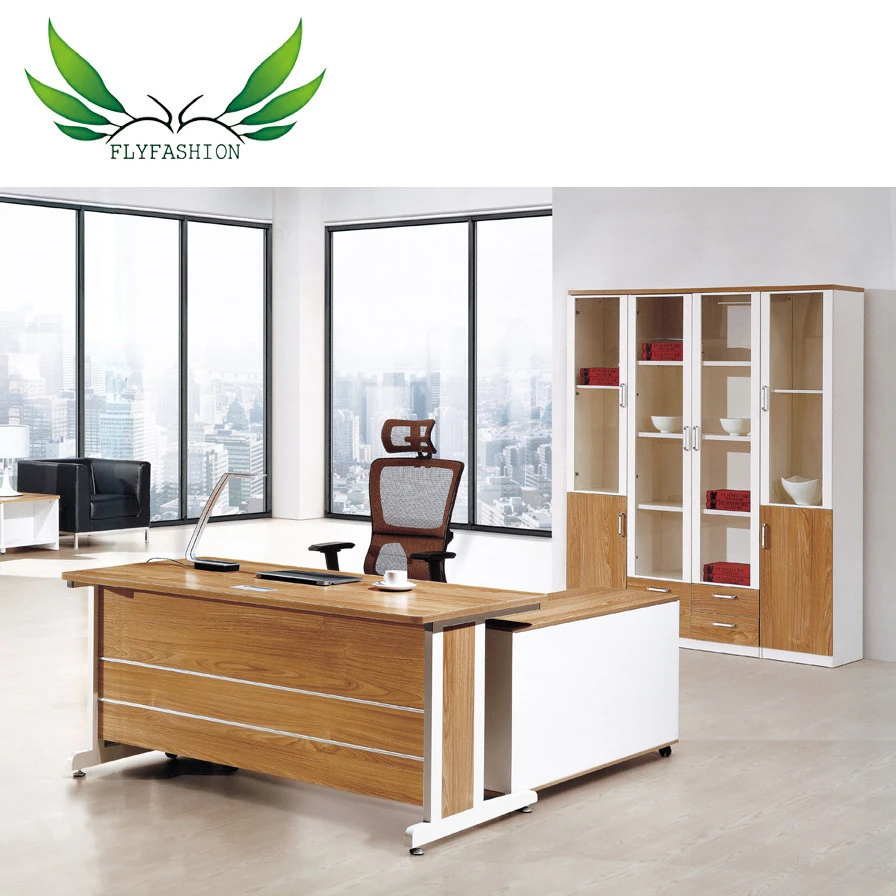 Modern Design L Shape Executive Desk Made In Guangzhou / Good Quality Office Furniture With Competitive Price
