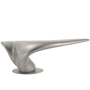 Modern interior architecture creative design home office desks Volna table sculptureal artistic furniture