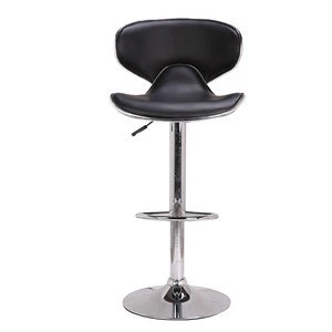 Modern leather stools bar chair restaurant swivel bar stool chair with metal base