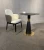 Import modern new style  Dining Table stainless steel  Luxury coffee shop Furniture industry  Restaurant Room table and sets from China
