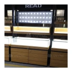 Modern Retail wooden Watch display cases Floor Standing Customized watch display case