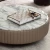Import modern top new oval stone round marble hotel glass coffee tea table from China