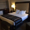 modern Wingate Inn hotel bedroom wood furniture